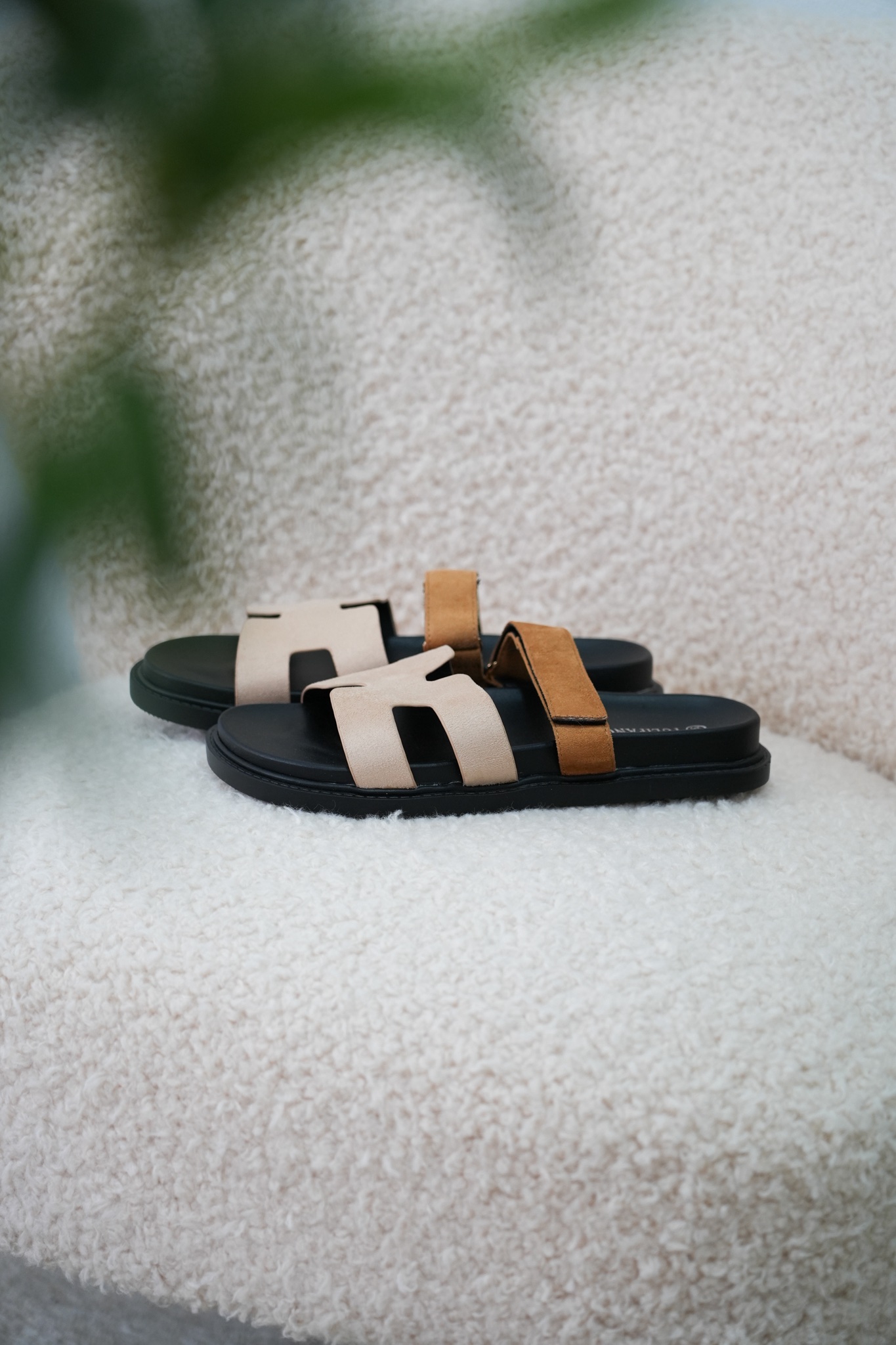 SANDALIA H VELCRO CAMEL