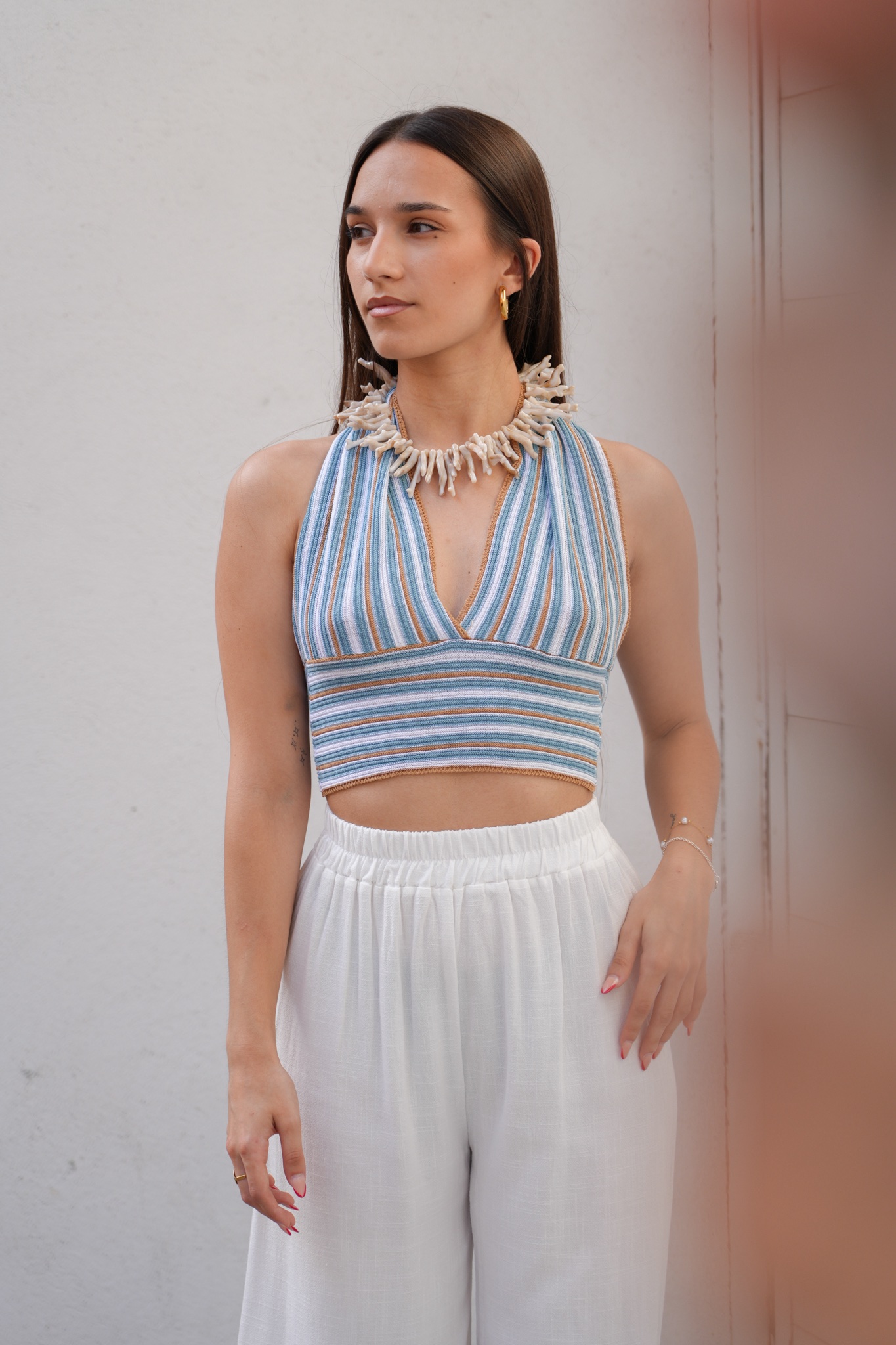 CROPTOP RAYAS MULTICOLOR