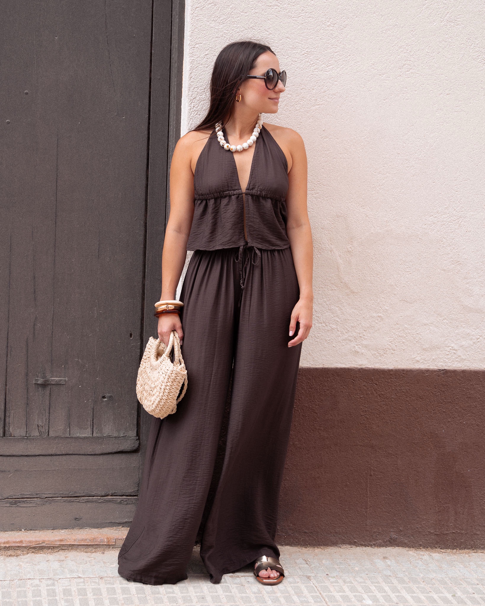 CONJUNTO CÁDIZ MARRÓN