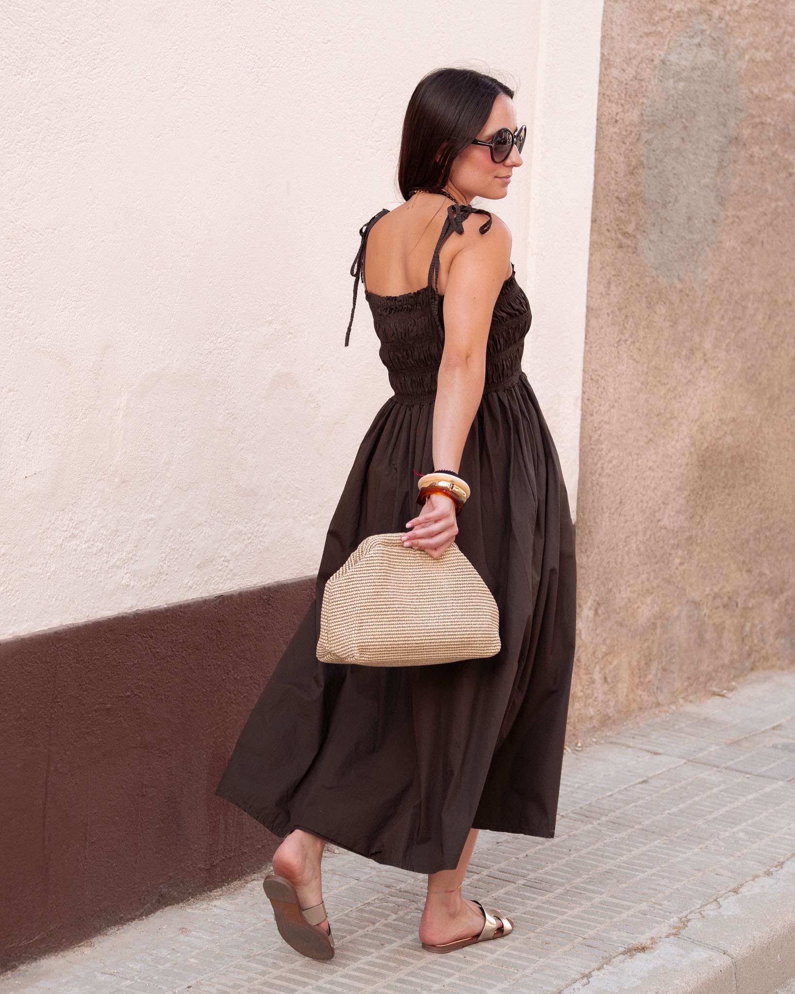 CLUTCH RAFIA NATURAL