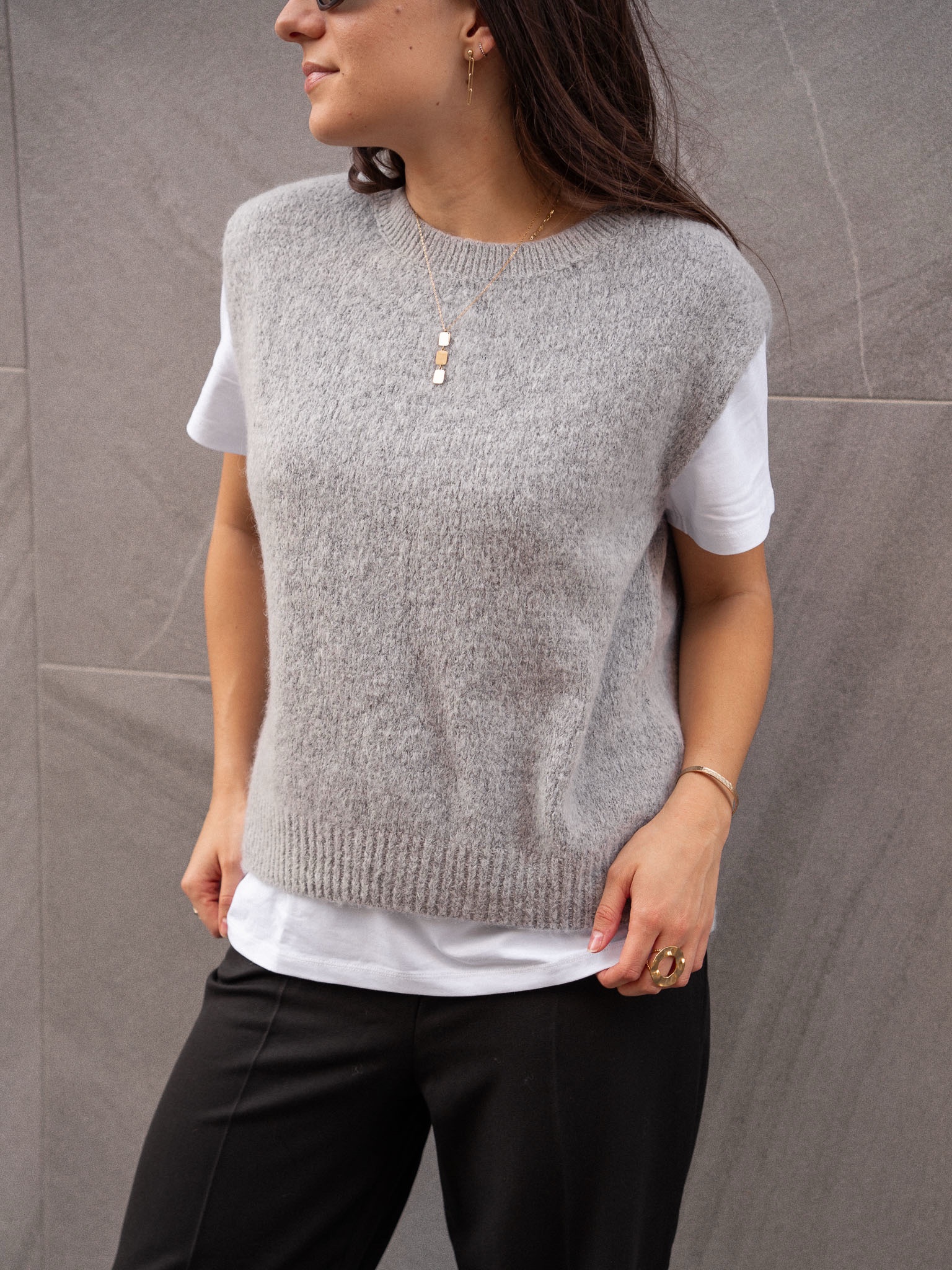 CHALECO PUNTO MUHAIR