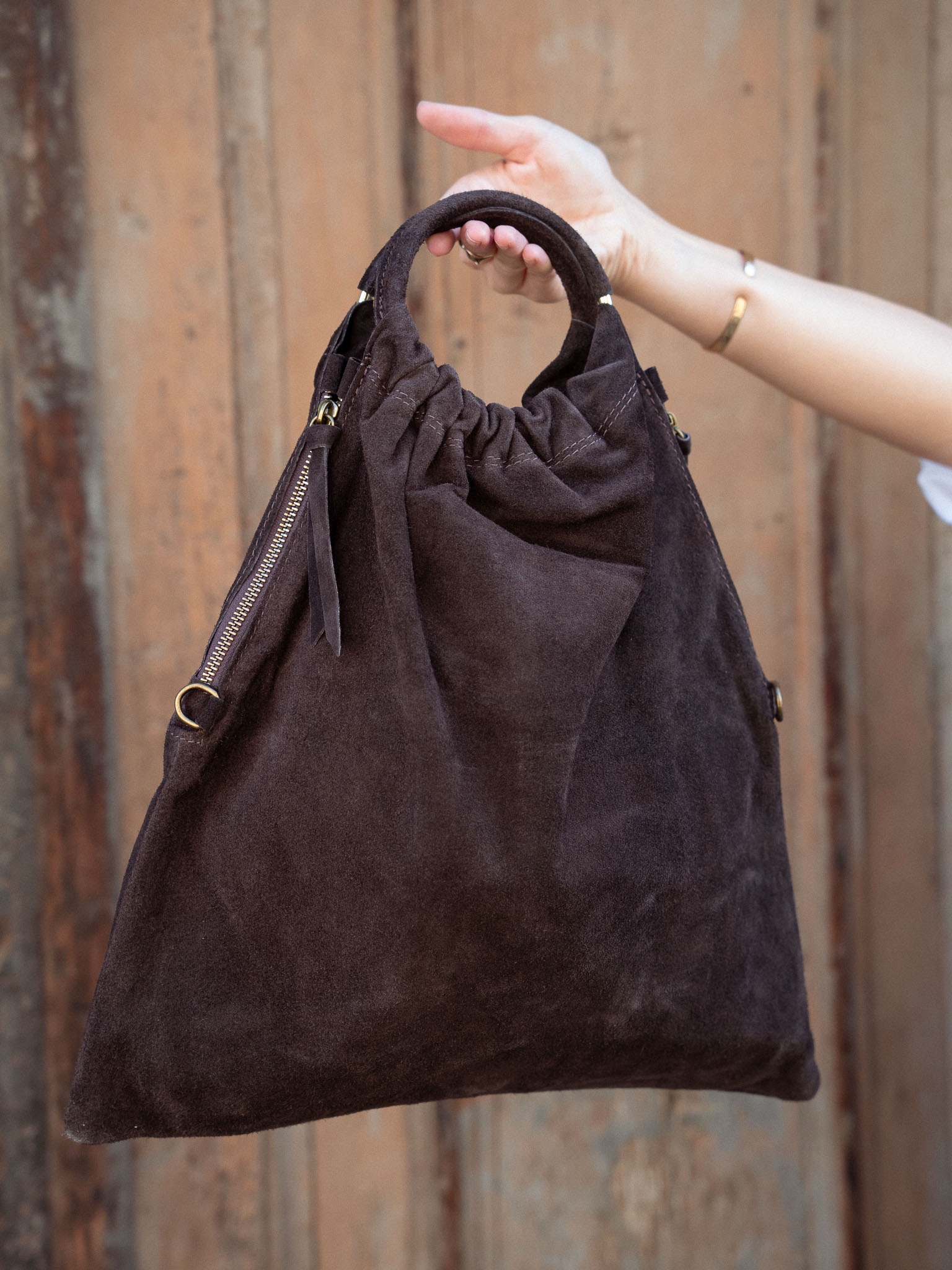 BOLSO PIEL MARRÓN