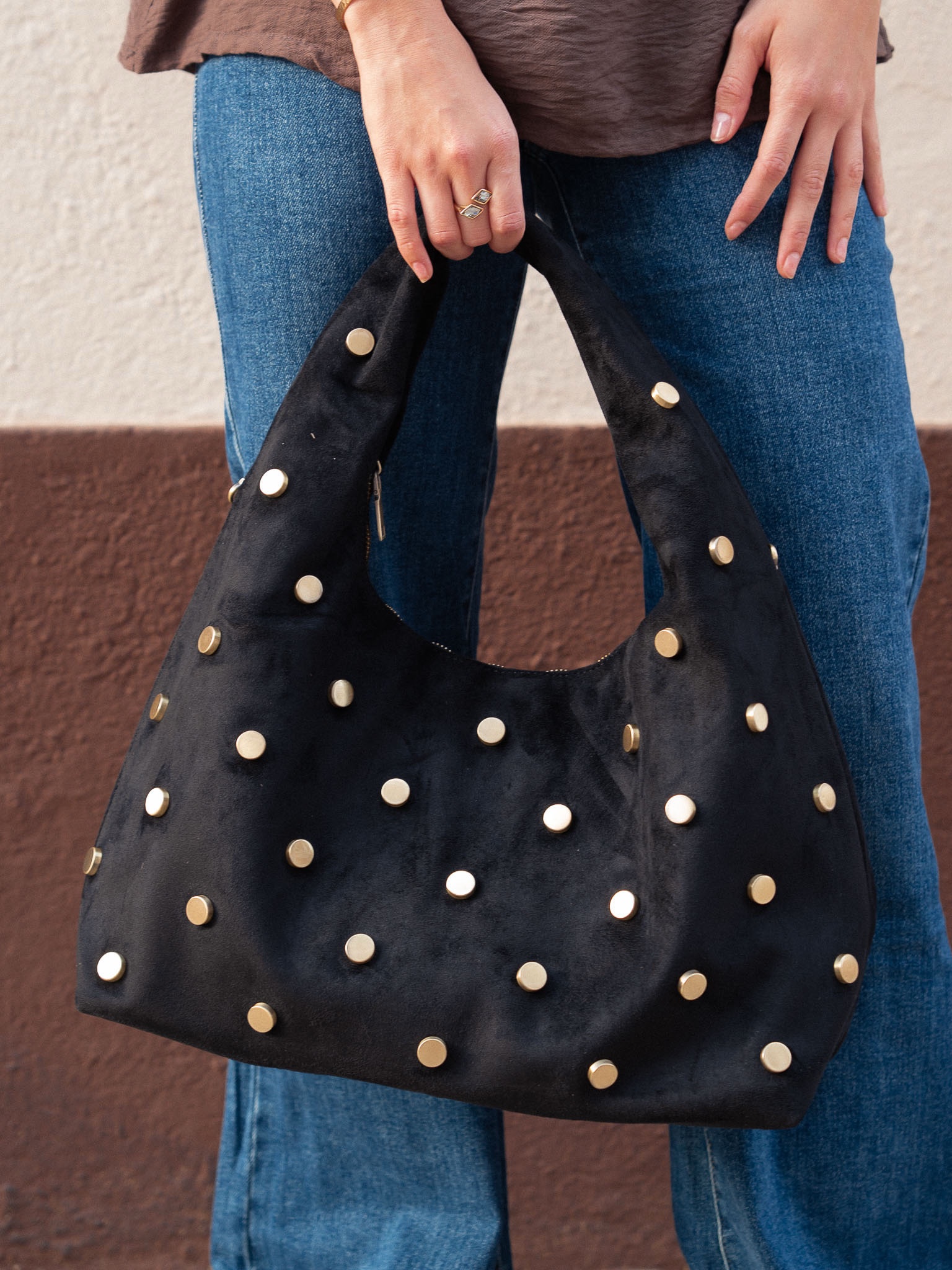 BOLSO HOMBRO TACHAS