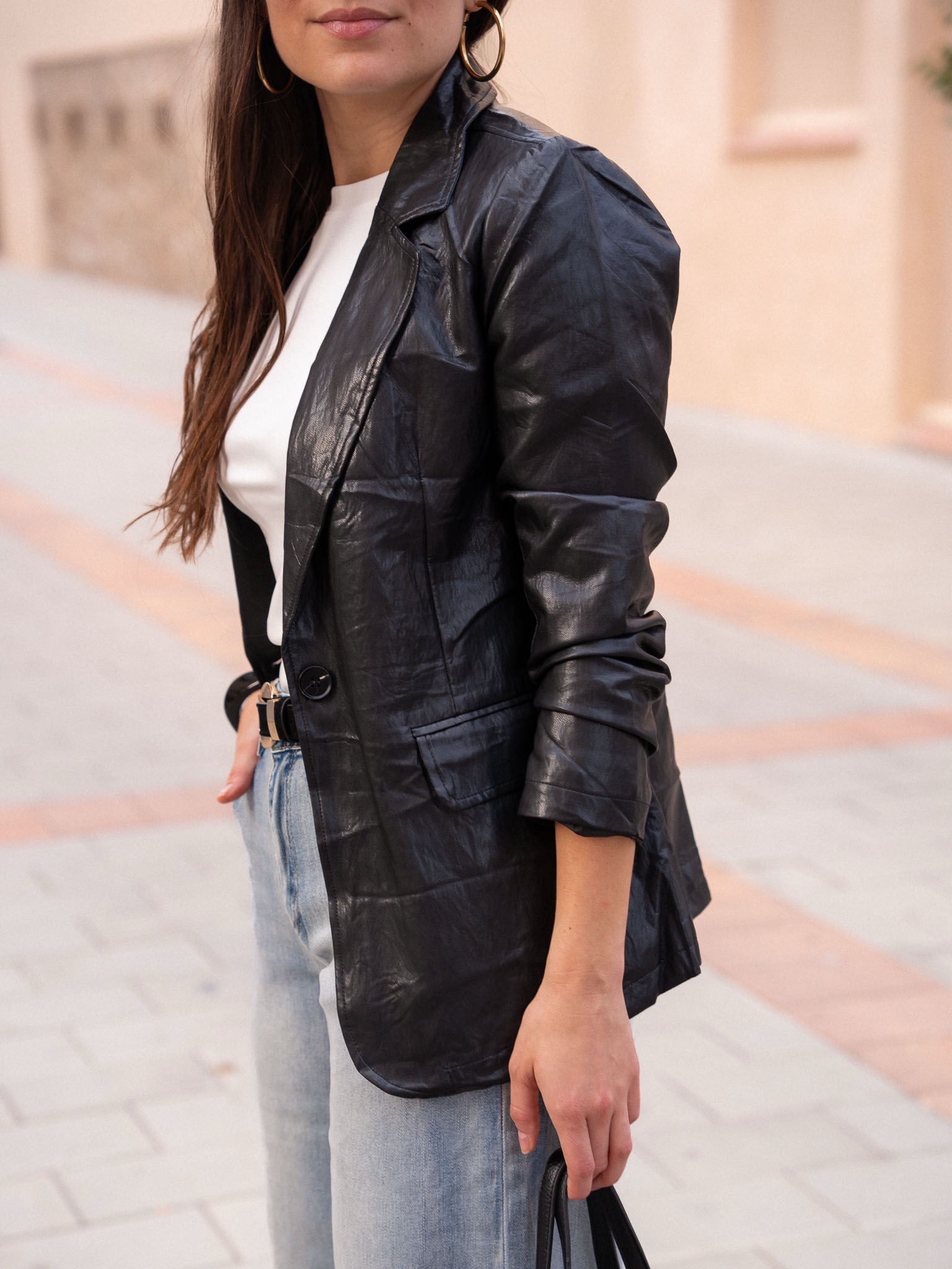 BLAZER EFECTO PIEL