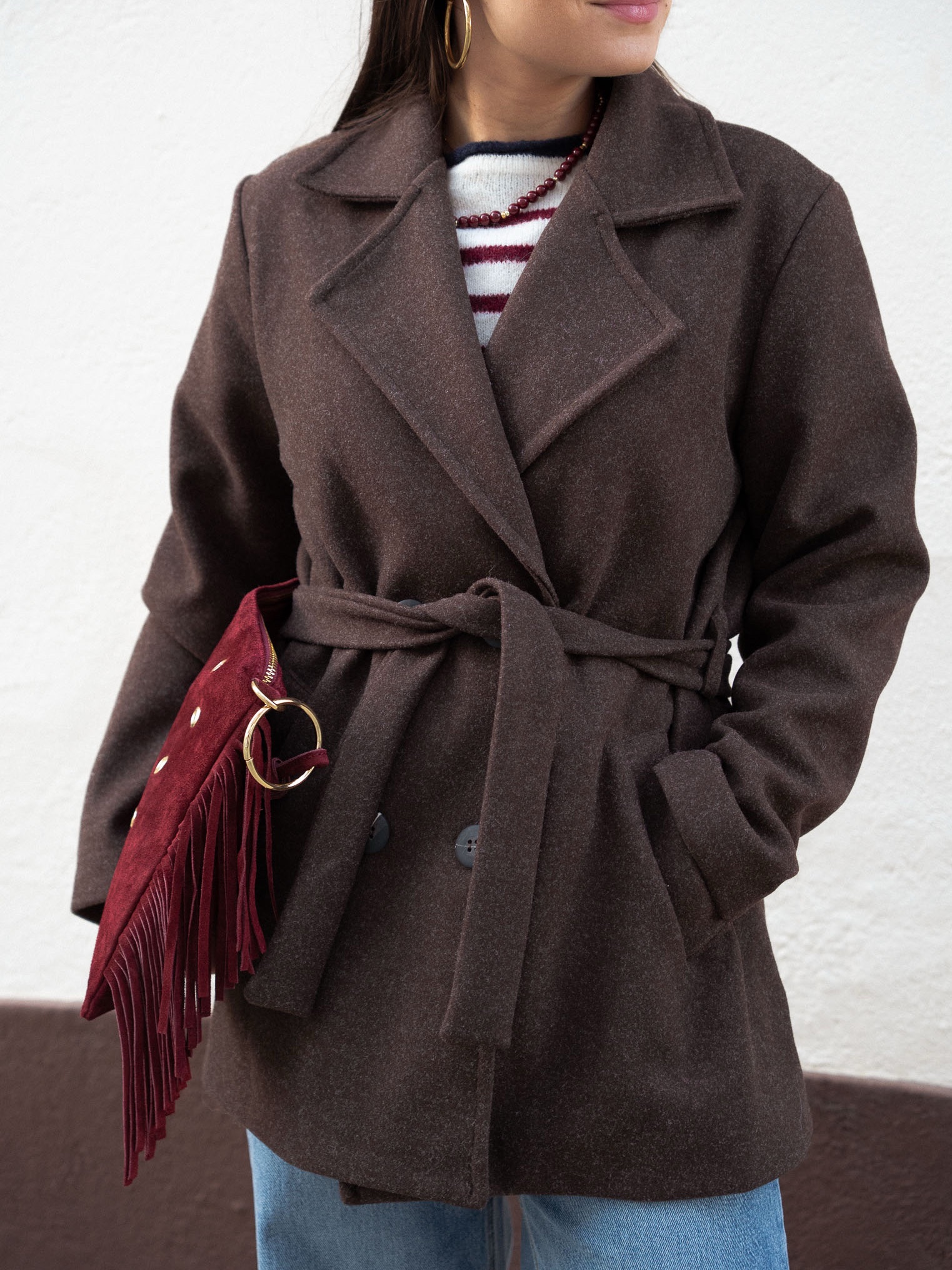 ABRIGO MELISA MARRÓN