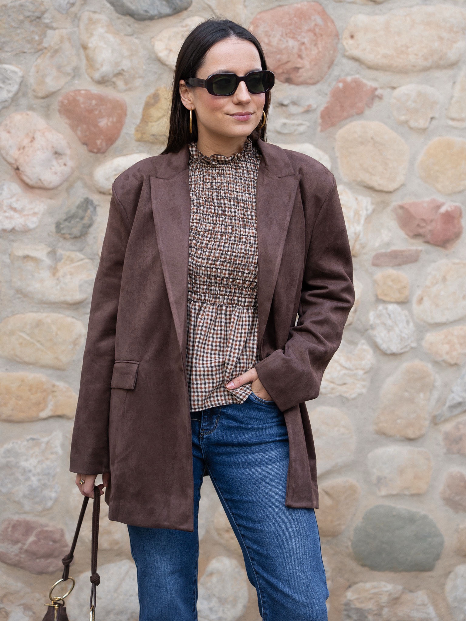 BLAZER OVERSIZE EFECTO ANTE