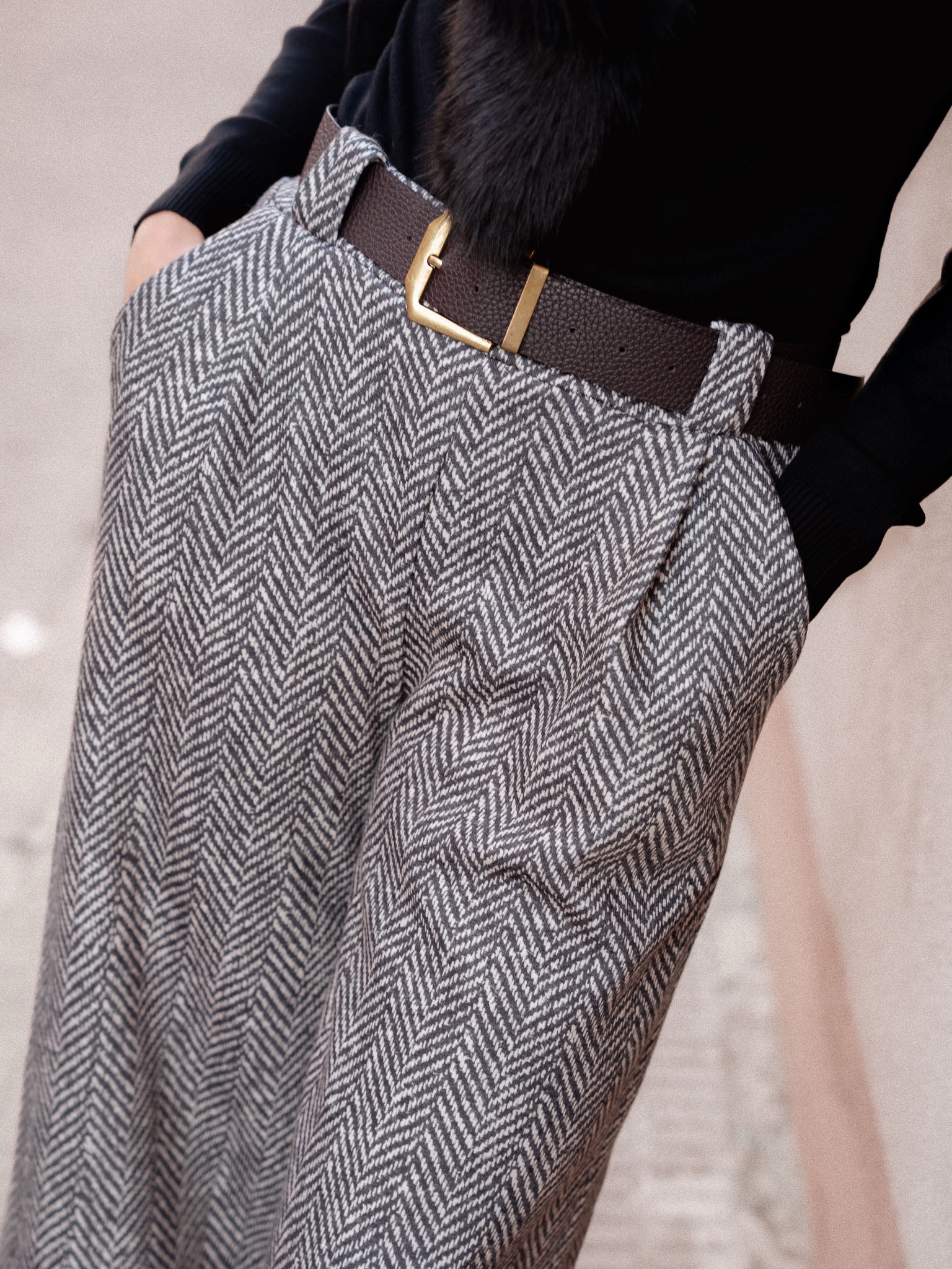 PANTALÓN PALAZZO ESPIGA - Imagen 6