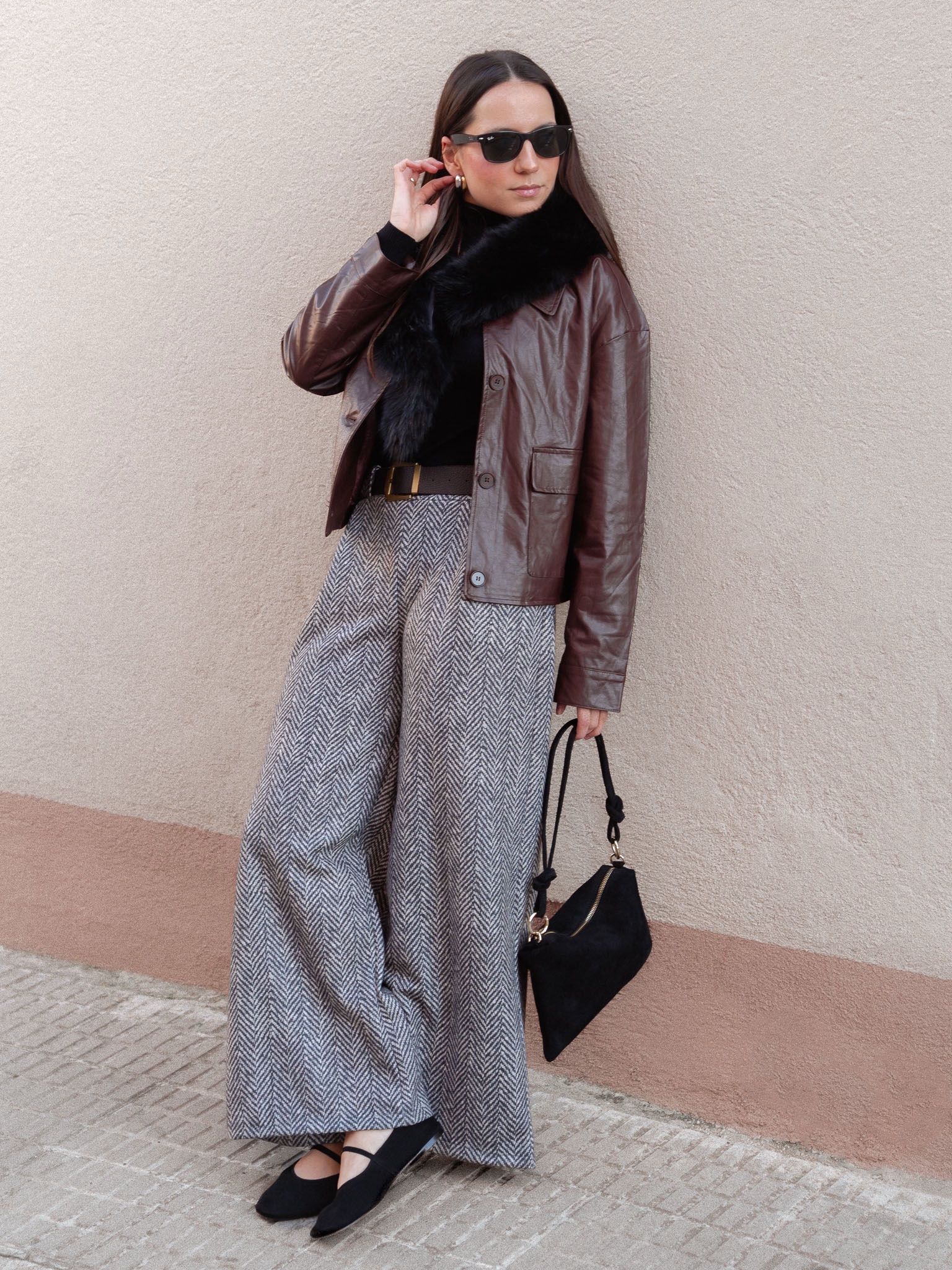 PANTALÓN PALAZZO ESPIGA - Imagen 2