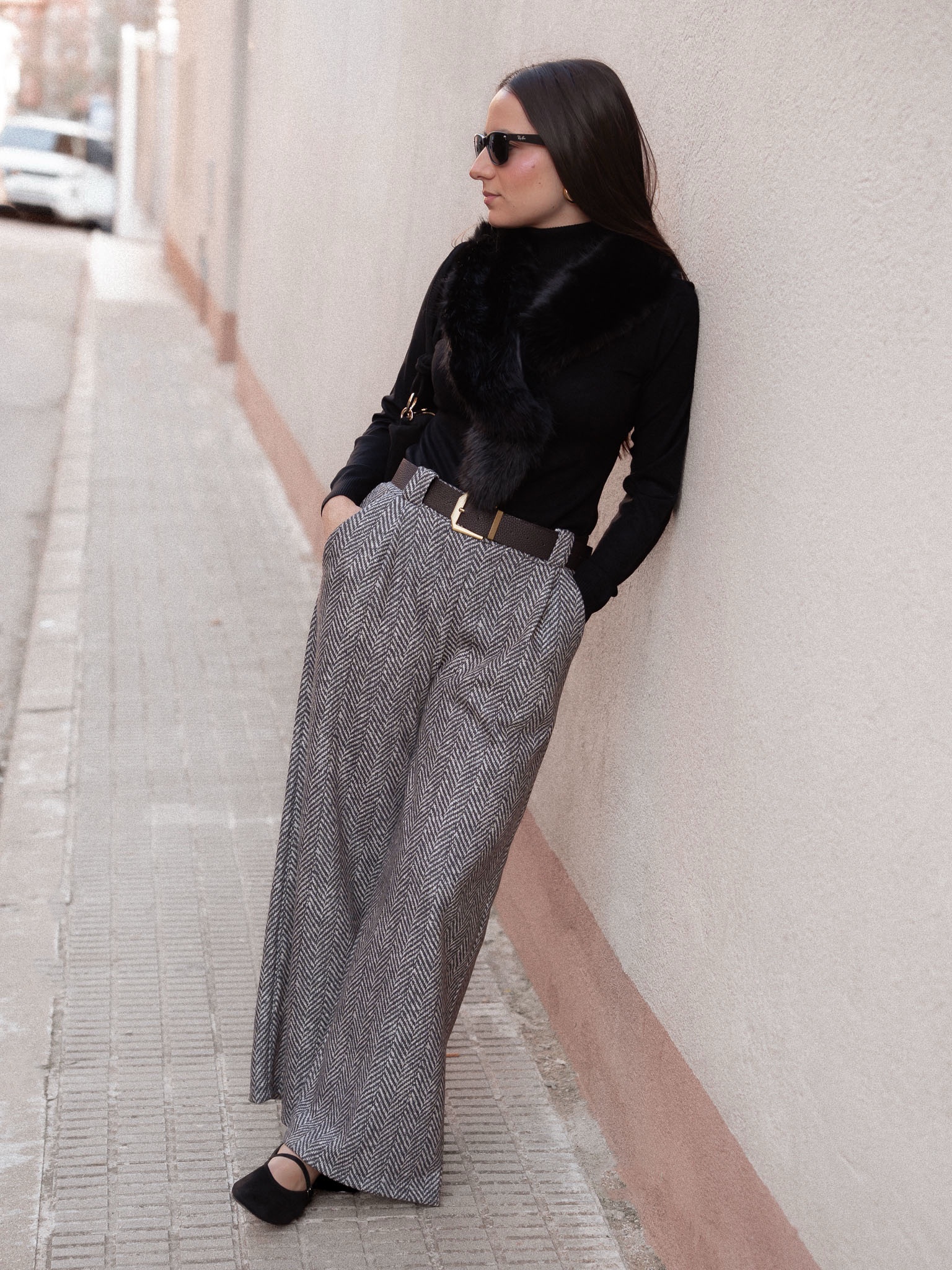 PANTALÓN PALAZZO ESPIGA - Imagen 7