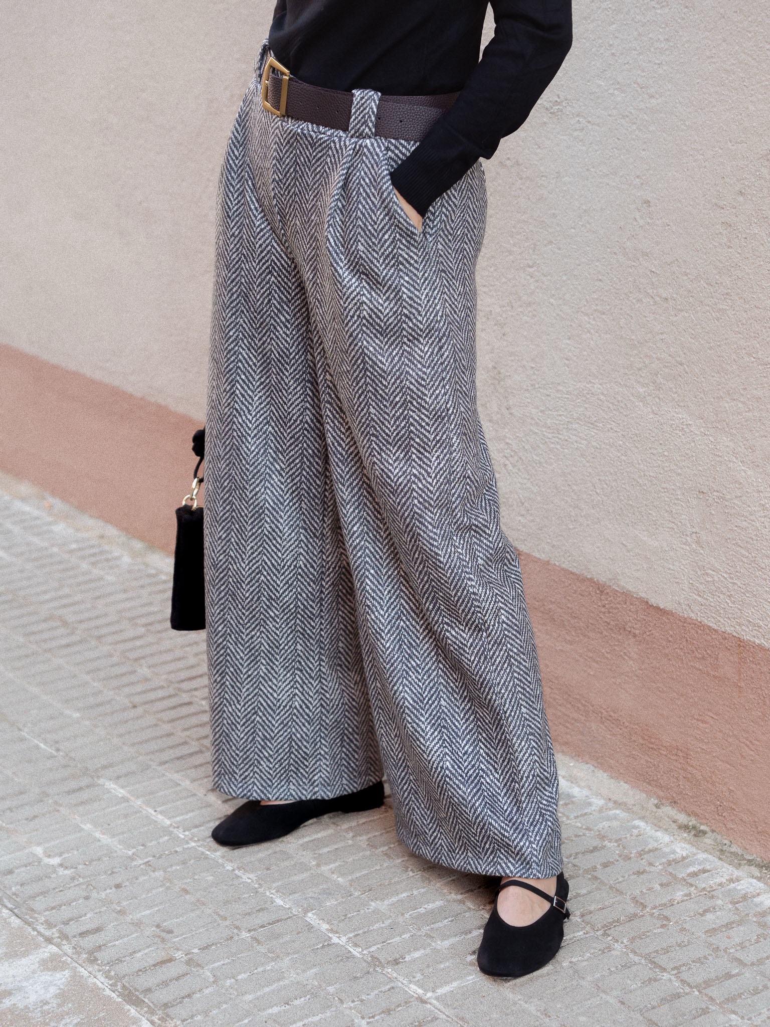 PANTALÓN PALAZZO ESPIGA - Imagen 5