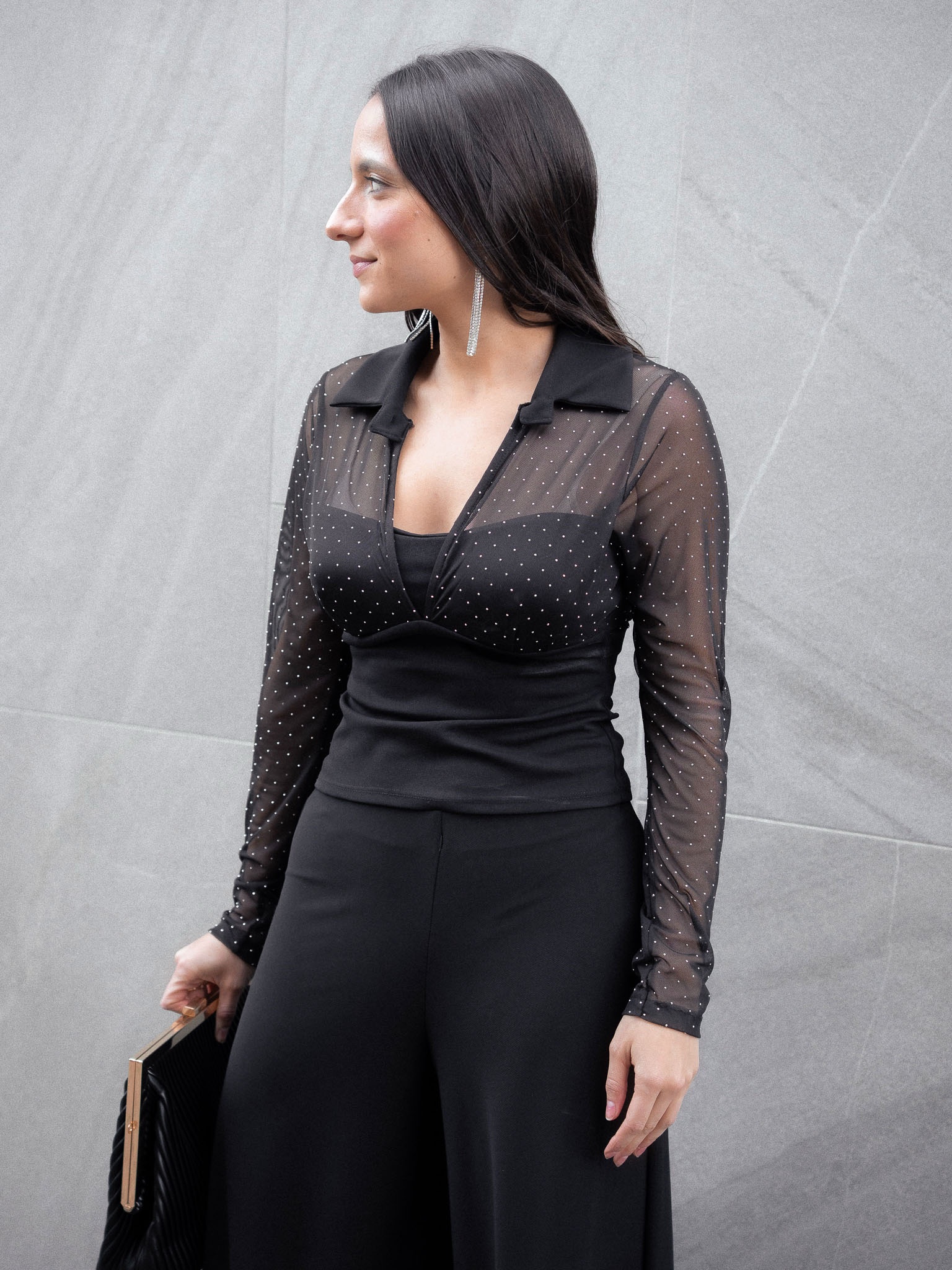 CAMISETA TRANSPARENCIAS GLITTER