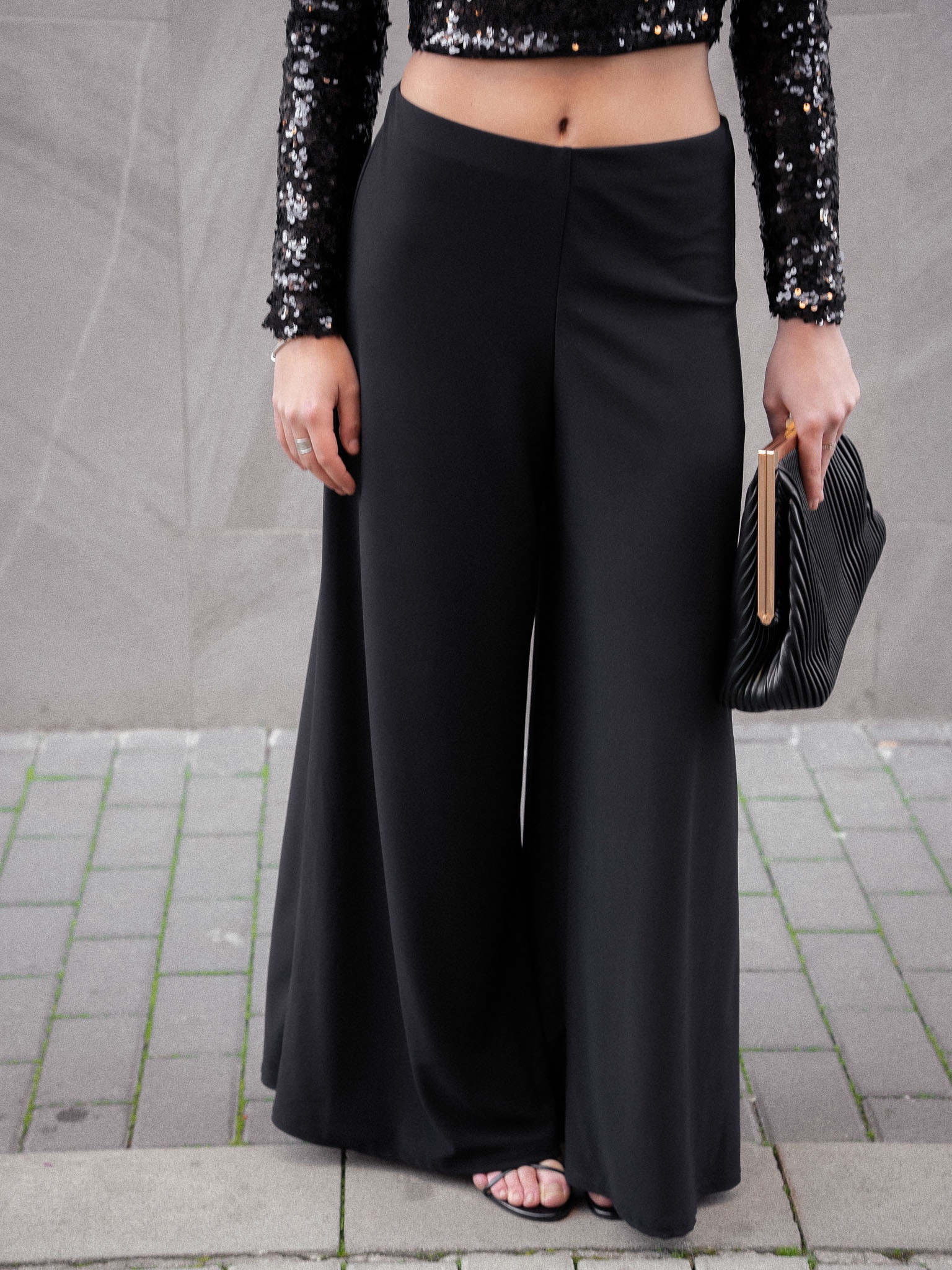 PANTALÓN PALAZZO CREPE