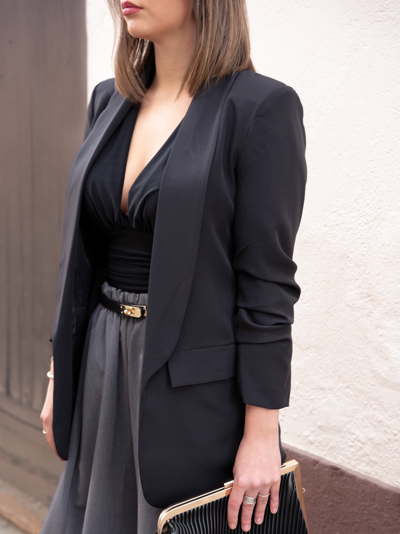 BLAZER MANGA FRUNCIDA