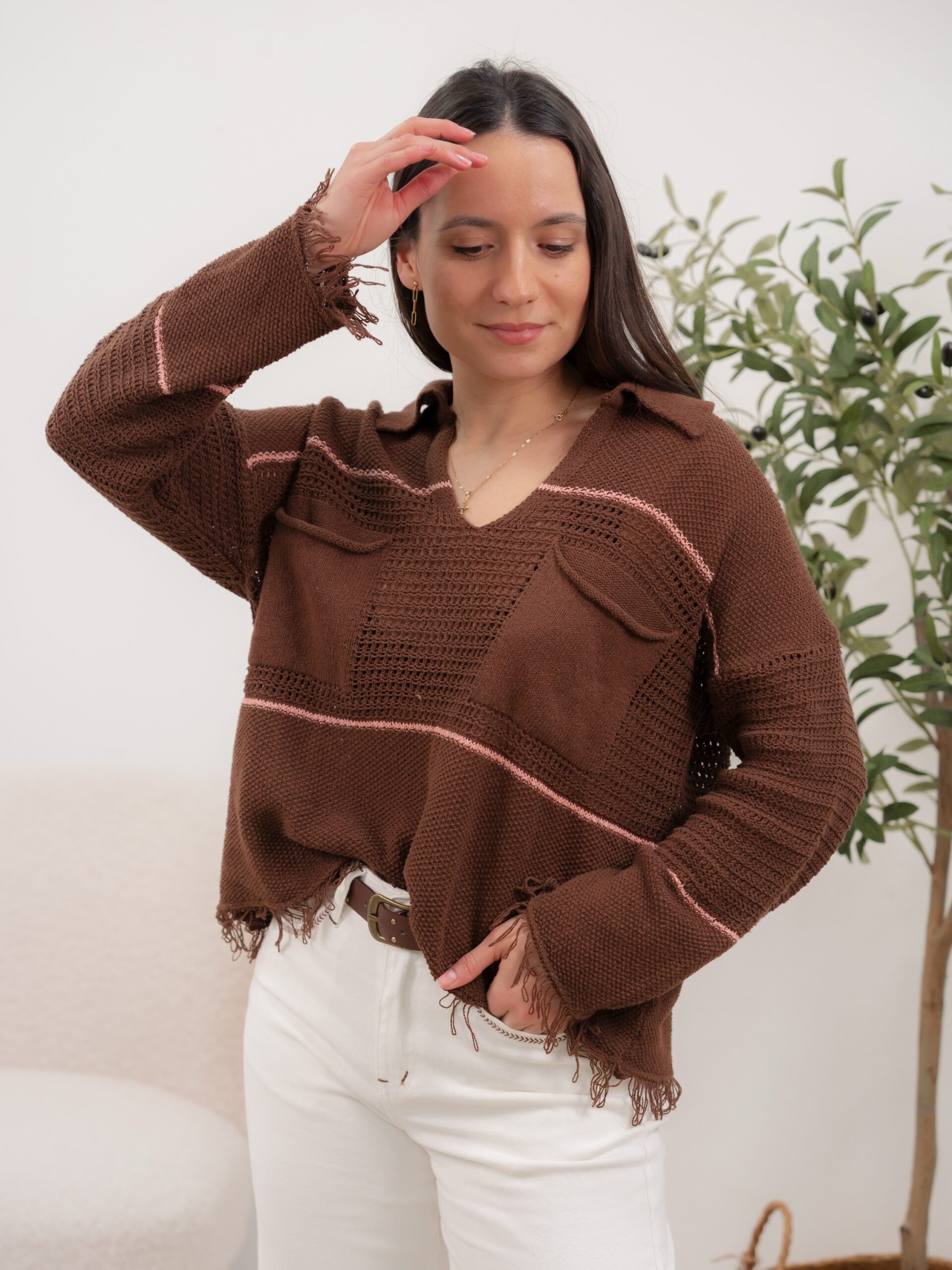 JERSEY LAURA MARRÓN