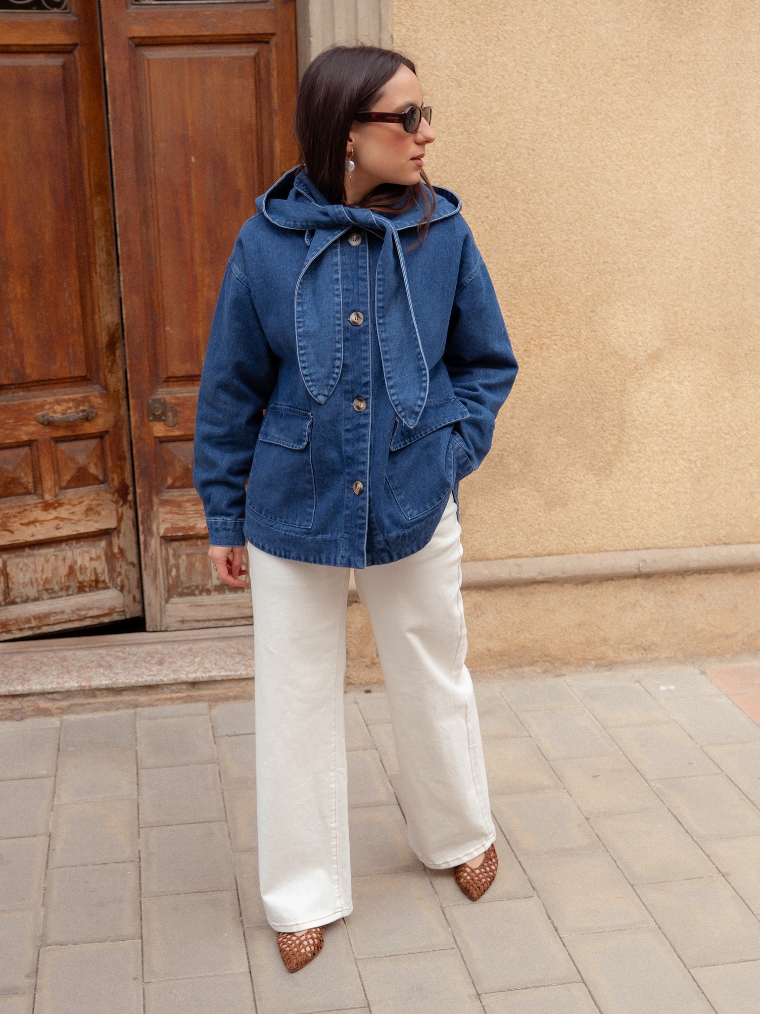 CHAQUETA DENIM CAPUCHA