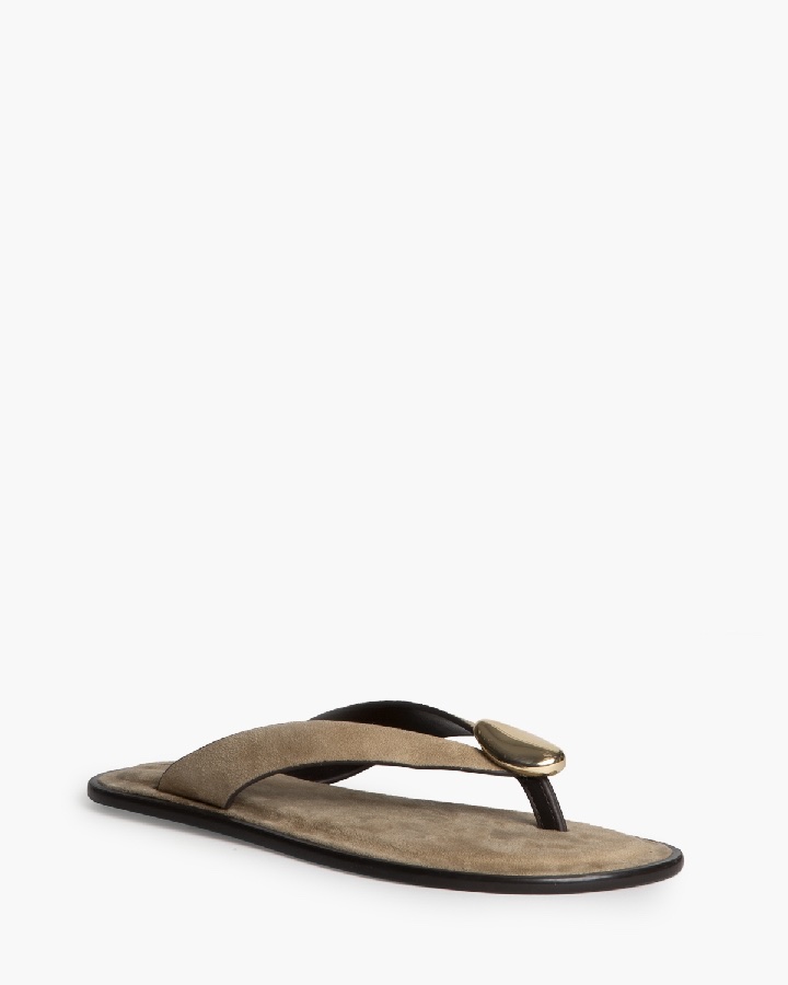 SANDALIA PLANA DETALLE METÁLICO ARENA - Imagen 4