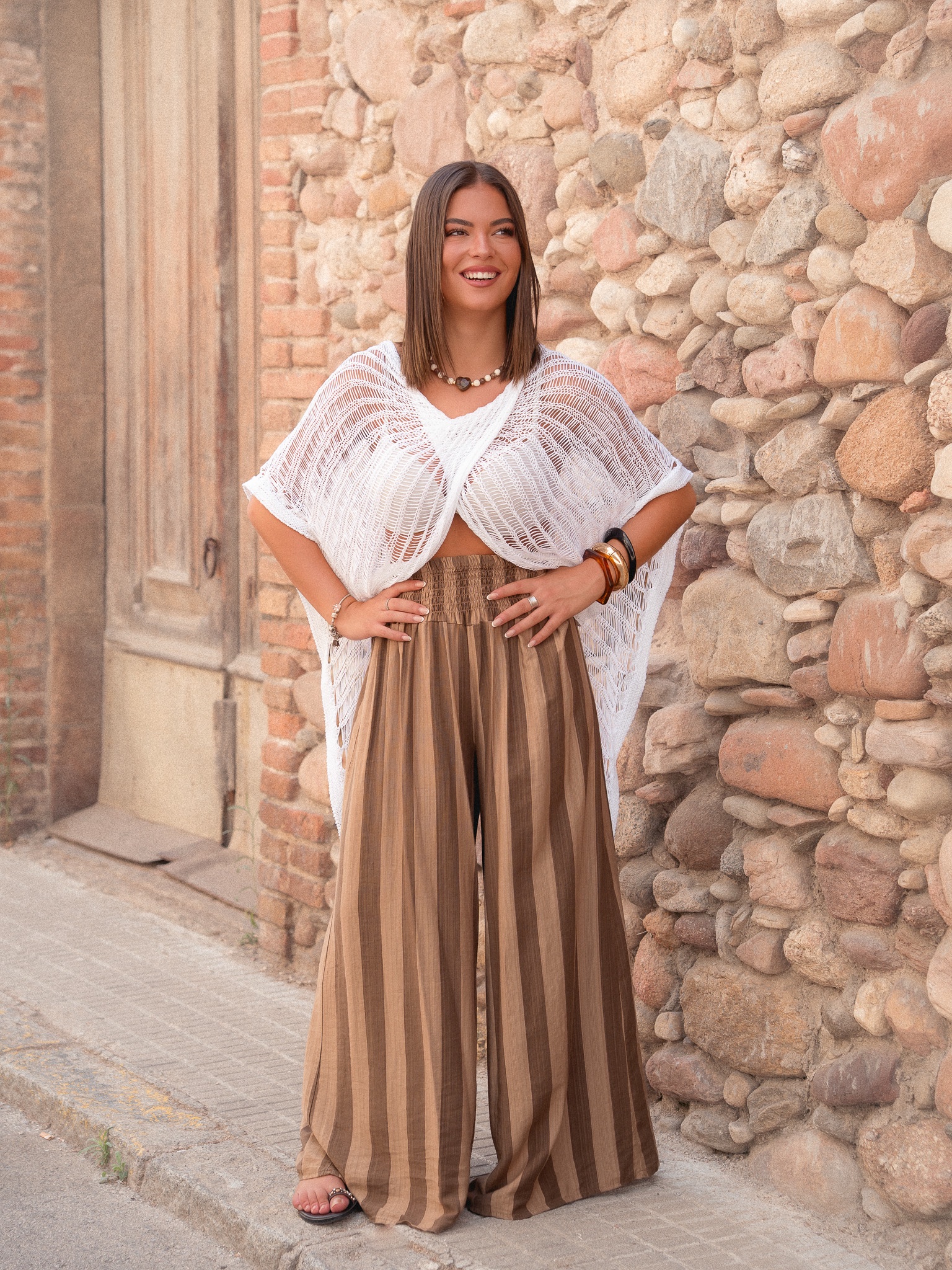 PANTALÓN FLUIDO RAYAS - Imagen 2