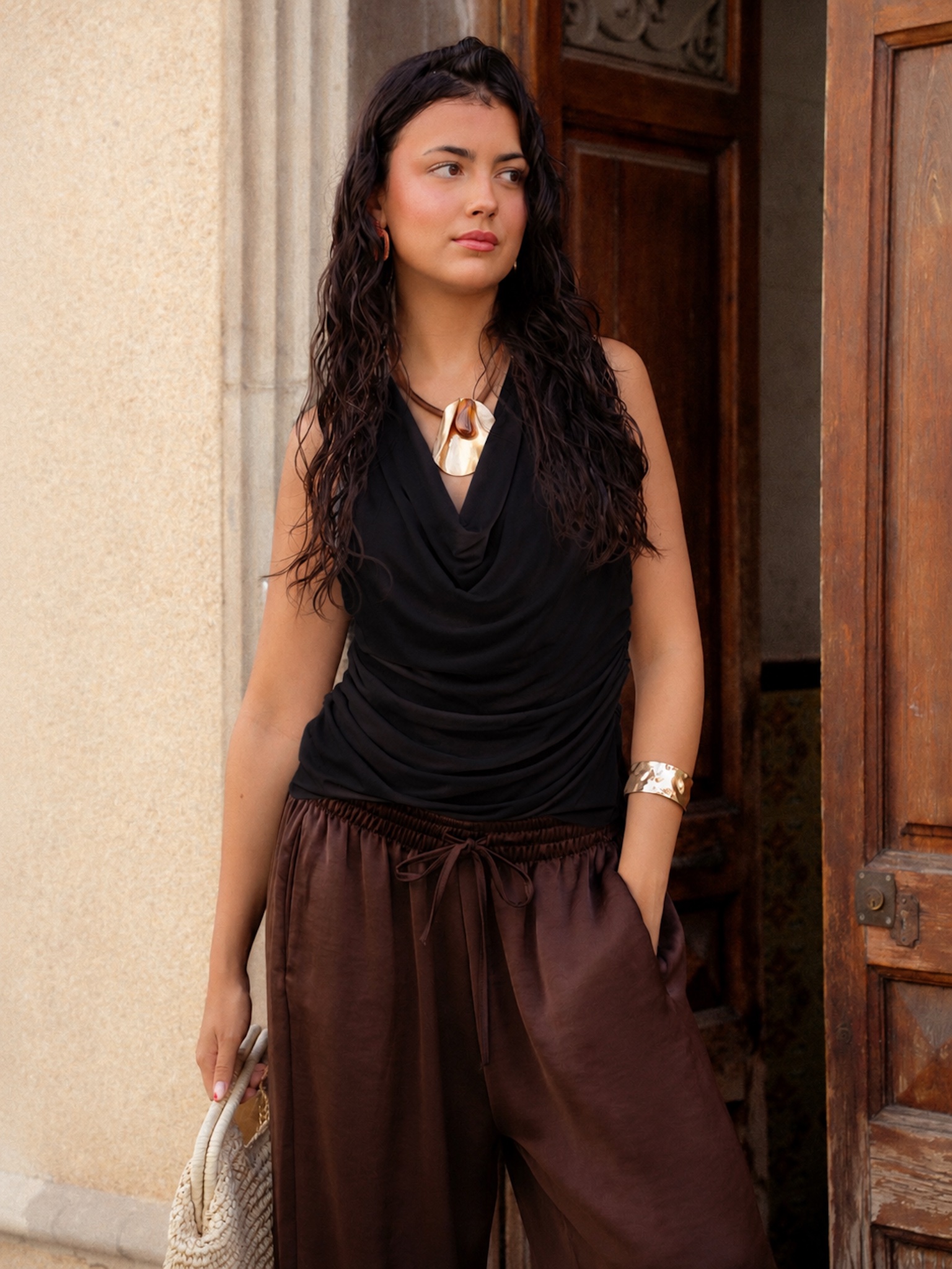 TOP HALTER DRAPEADO - Imagen 6